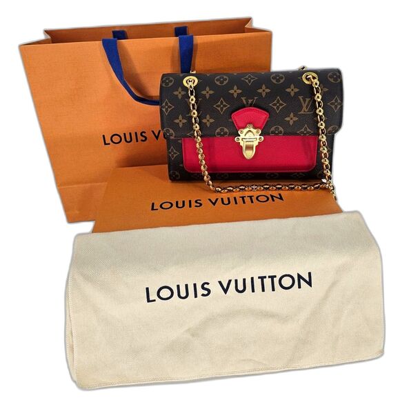 Louis Vuitton Monogram Victoire Cherry Chain Shoulder Bag - Picture 1 of 16